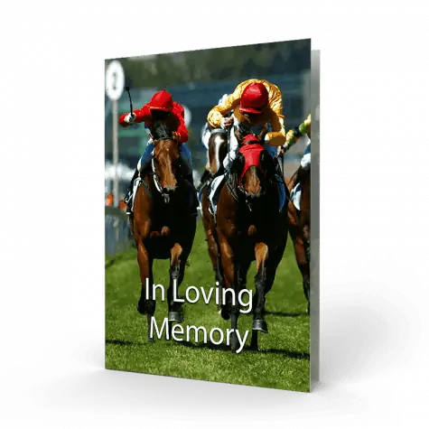 Horse Racing Ireland Memorial Card (SOMC-05)