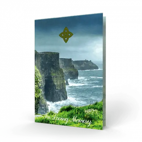 Cliffs of Moher Memorial Card (ICMC-05)