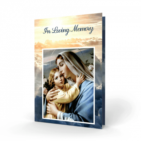 Mary and Child Memorial Card (RMC-04)