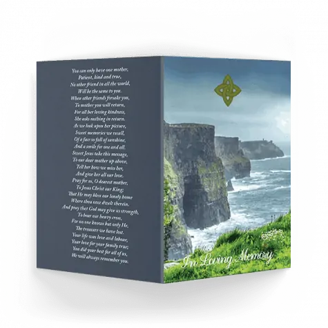 Cliffs of Moher Memorial Card