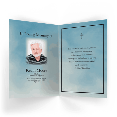 Padre Pio Memorial Card (RMC-08)