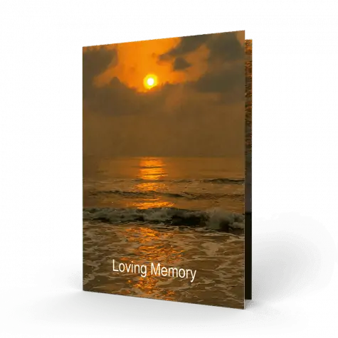 ocean-sunset-memorial-card