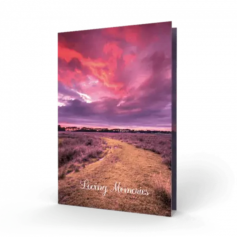 red-sky-sunset-memorial-card