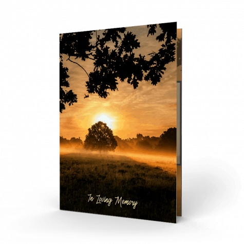 tranquil-sunset-in-field-memorial-card