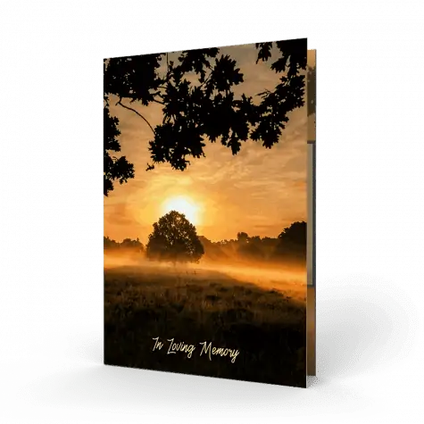 tranquil-sunset-in-field-memorial-card