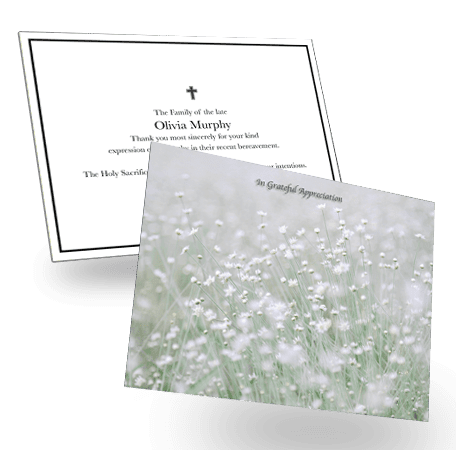 Double Sided Acknowledgement Card (LAC-34)