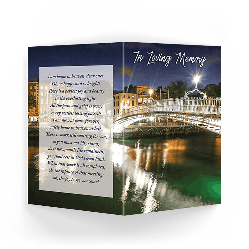 You are currently viewing Commemorating a Dubliner’s Legacy: Personalised Dublin Memorial Card Stationery by Eternal Memorial Cards