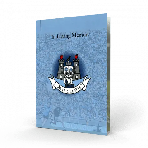 dublin gaa memorial card