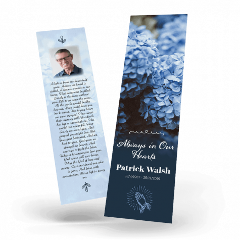 Hydrangea Flower Bookmark (FBM01)
