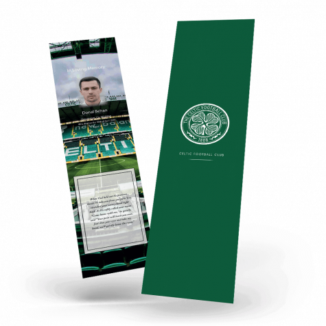 Celtic FC Memorial Bookmark
