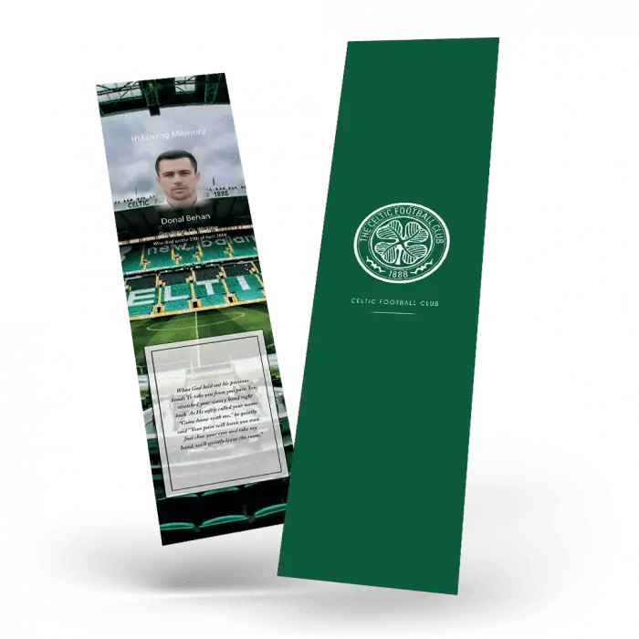 Celtic FC Memorial Bookmark