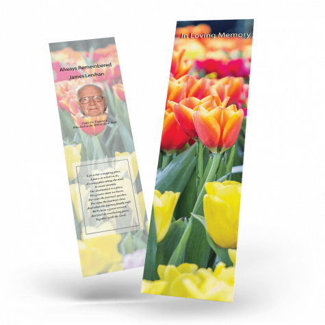 Tulips Memorial Bookmark (FBM23)