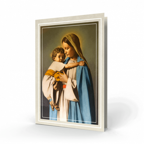madonna-and-child-memorial-card