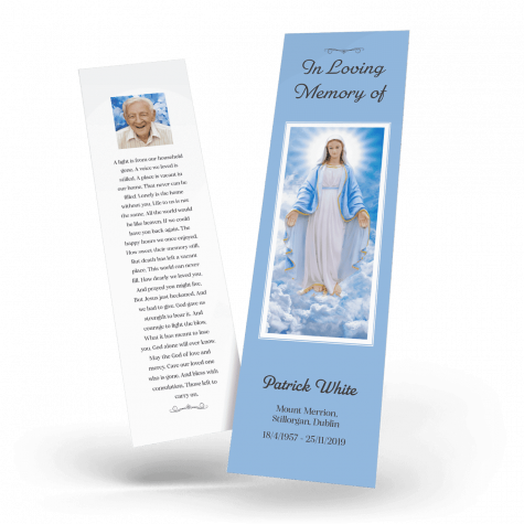 Our Lady and Infant Jesus Bookmark (RBM-28)