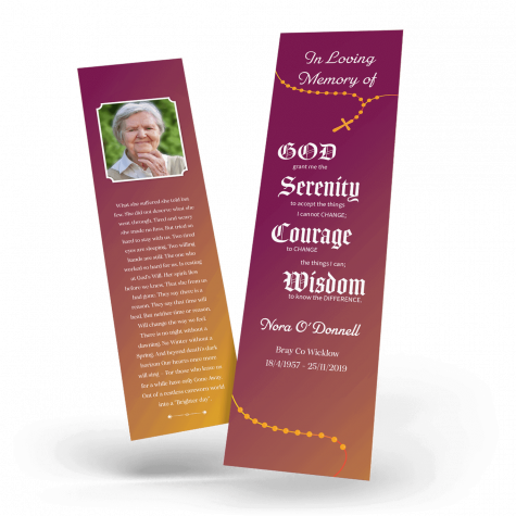 Serenity Prayer Bookmark (RBM-31)