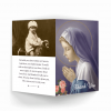 Blessed Virgin Praying & Holding Rosary Beads ackn-card-outside
