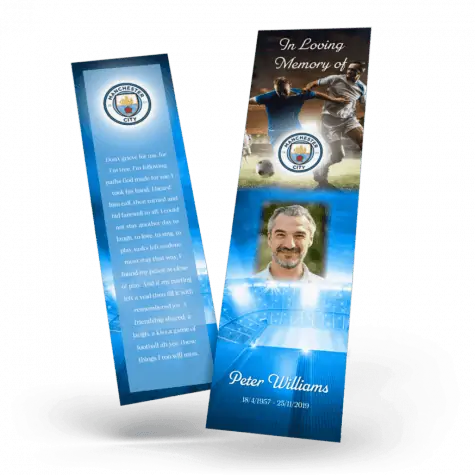 Manchester City Memorial Bookmark