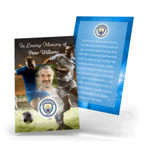 Manchester City FC Memorial Wallet Card