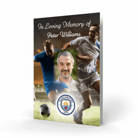 Manchester City Memorial Card