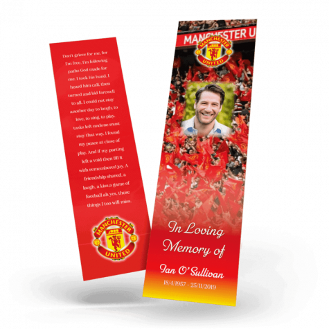Manchester United Memorial Bookmark (SBM-02A)