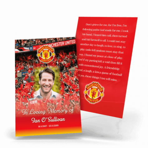 Manchester United FC Memorial Wallet Card