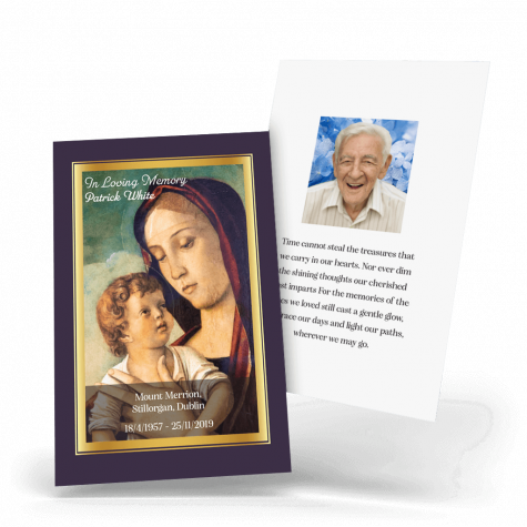 Mary and Baby Jesus Wallet Card (RWC-21)