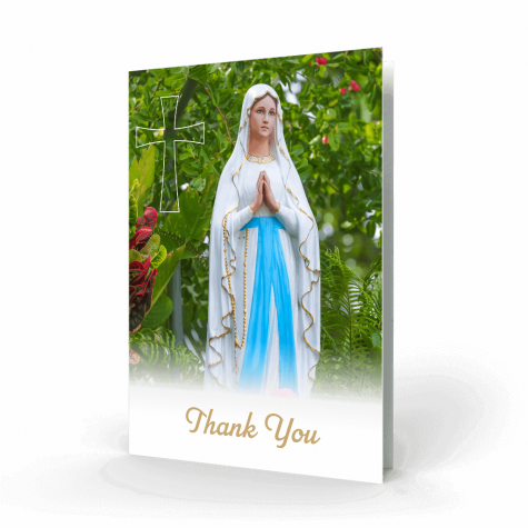 Our Lady Thank You Card