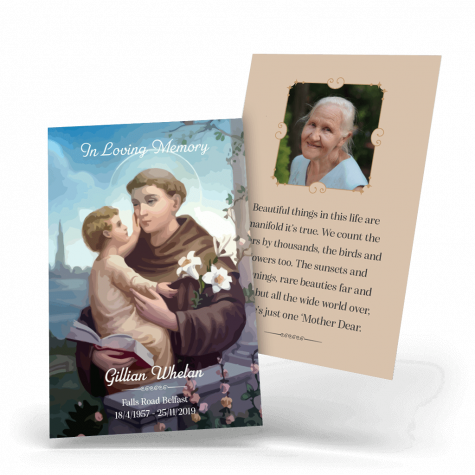 St Anthony Wallet Card (RWC-28)