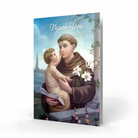 St Anthony Thank You Card (PAC-58)