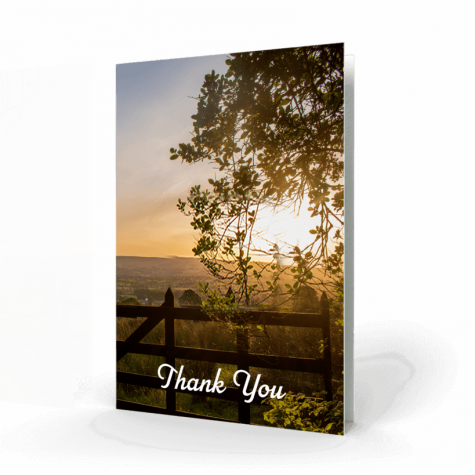 evening-sunset-acknowledgment-card