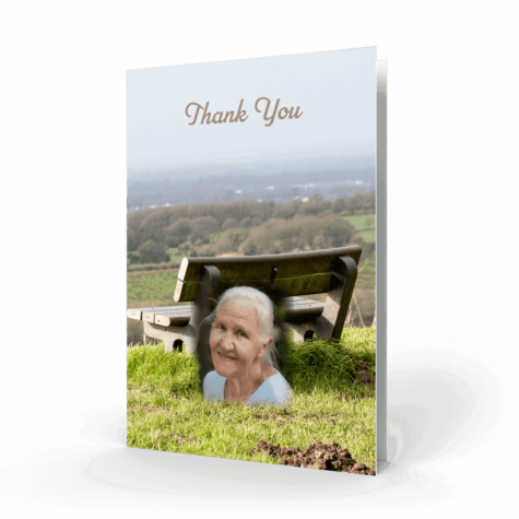Country view Acknowledgment Card