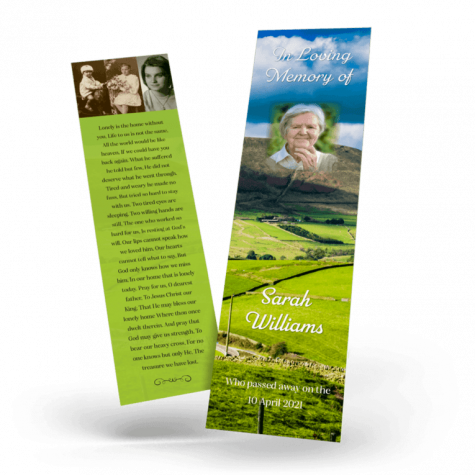 Country Scene Bookmark Card