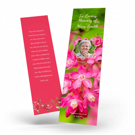 Spring Flowers Bookmark cover