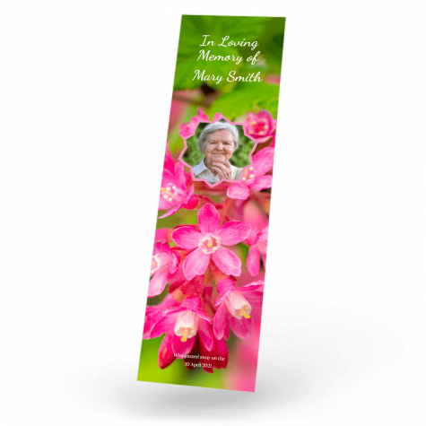 Spring Flowers Bookmark front