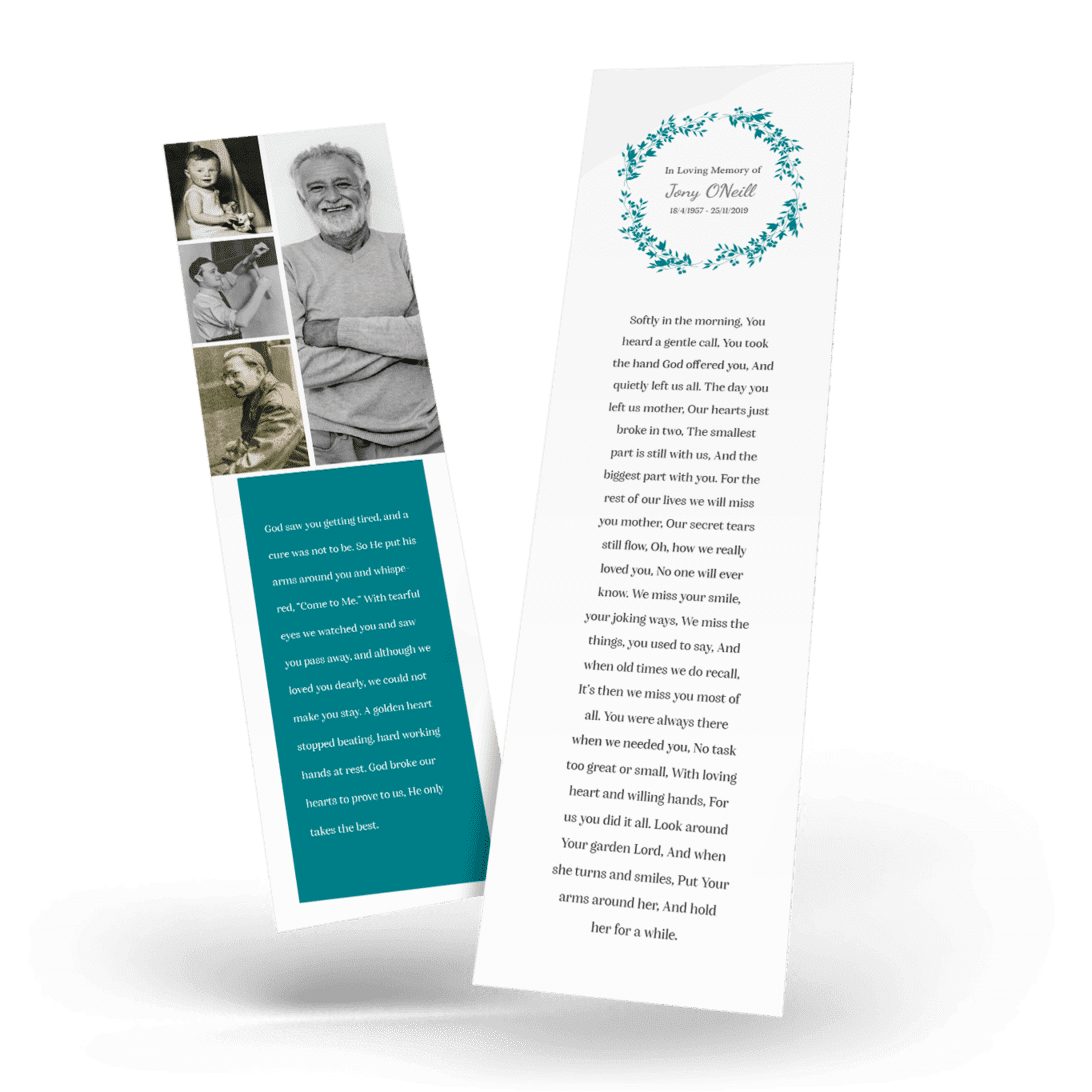 Modern Memorial Bookmark (MMB-26)