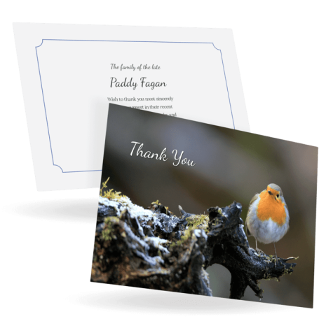 Double Sided Thank You Card (LAC-46)