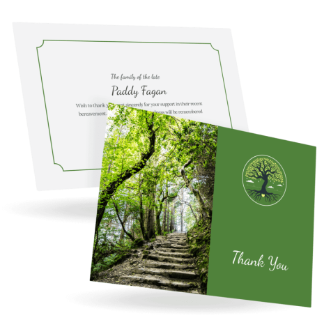 Double Sided Knock Shrine Thank You Card (LAC-48)