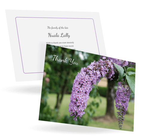 Double Sided Thank You Card (LAC-51)