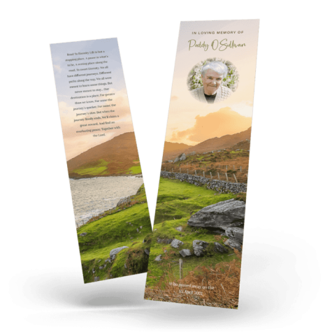 Eyeries on the Beara, West Cork at sunset Bookmark Cover