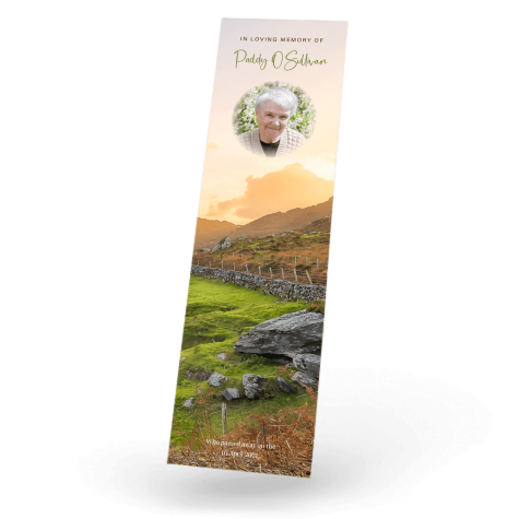 Eyeries on the Beara, West Cork at sunset Bookmark Front