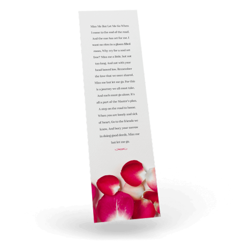 West Cork Bunch of a blossoming fuchsia Bookmark back