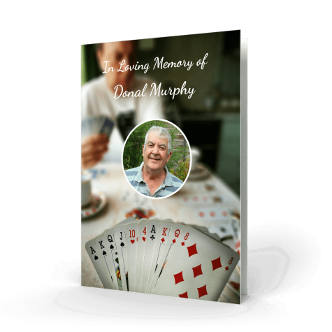 Playing Cards Memorial Cards cover