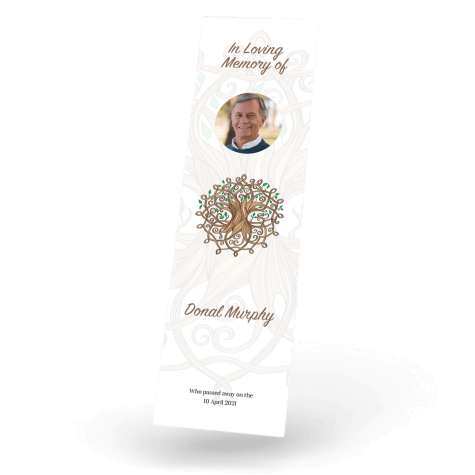 Tree of Life in the Celtic pattern Bookmark front