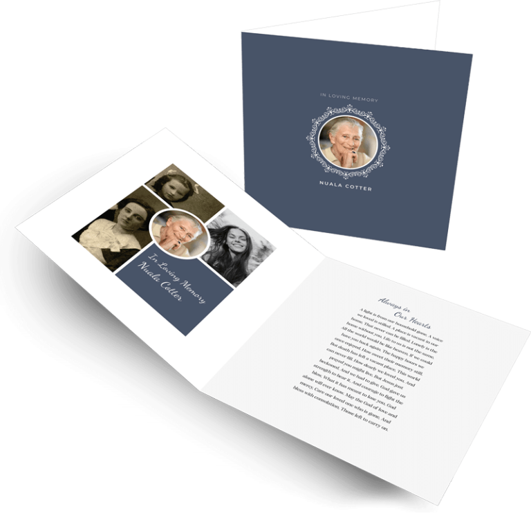 Read more about the article Unique Luxury Memorial Card Range