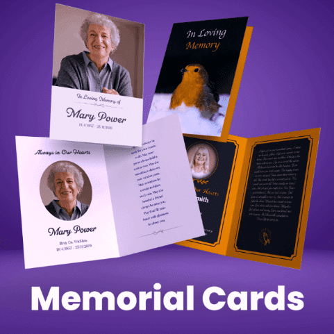 ideas for memorial cards
