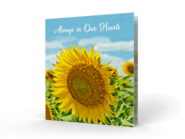 design your own memorial cards