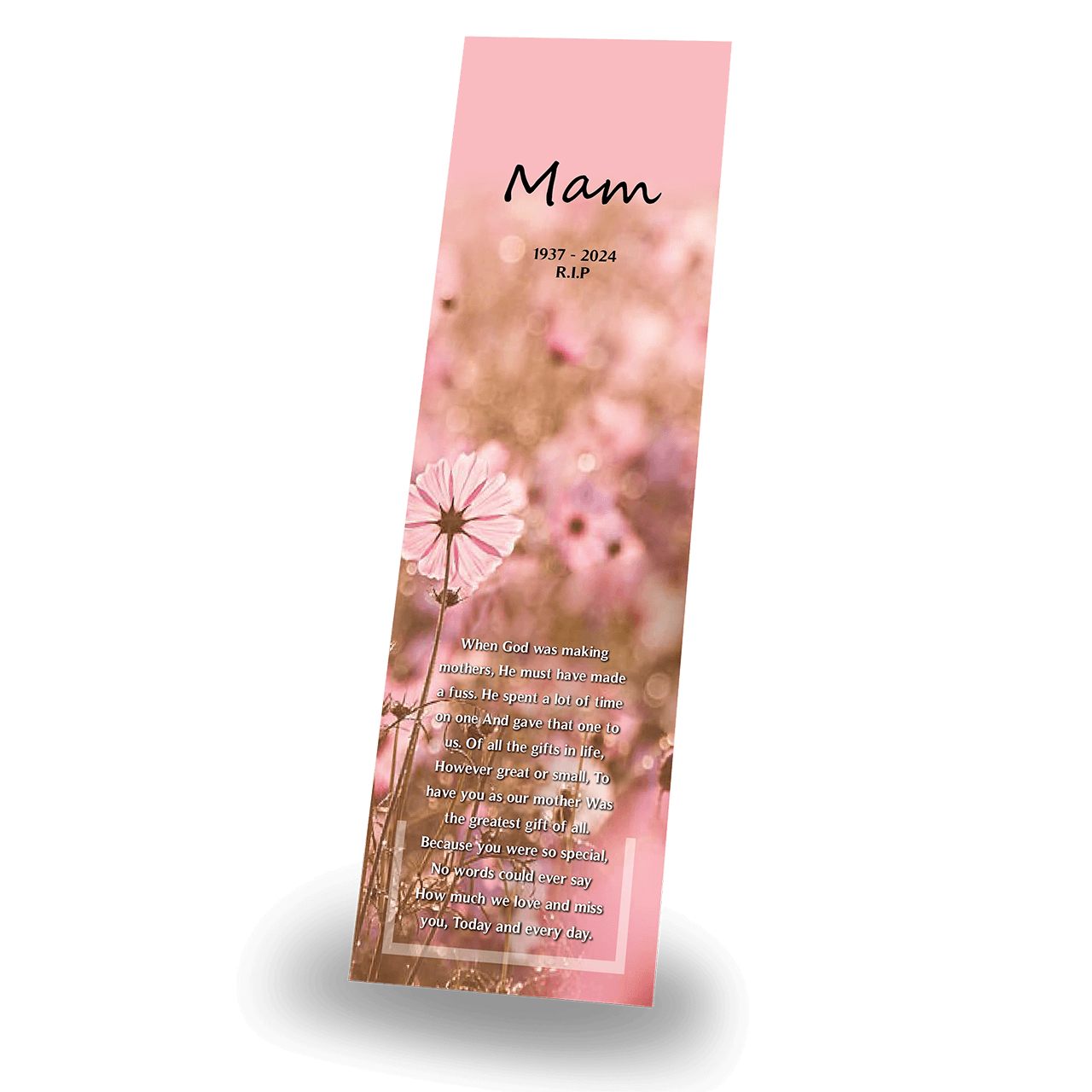 Memorial Floral Bookmarks - Image 2