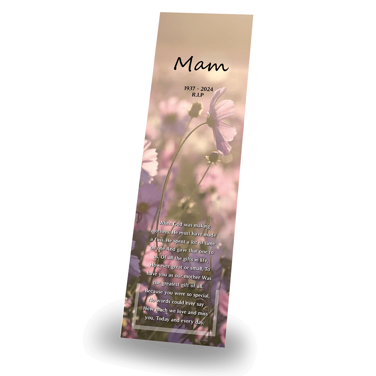 Memorial Floral Bookmarks - Image 2