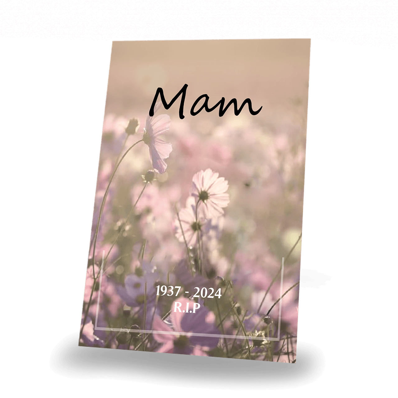 Memorial Floral Wallet Cards - Image 3