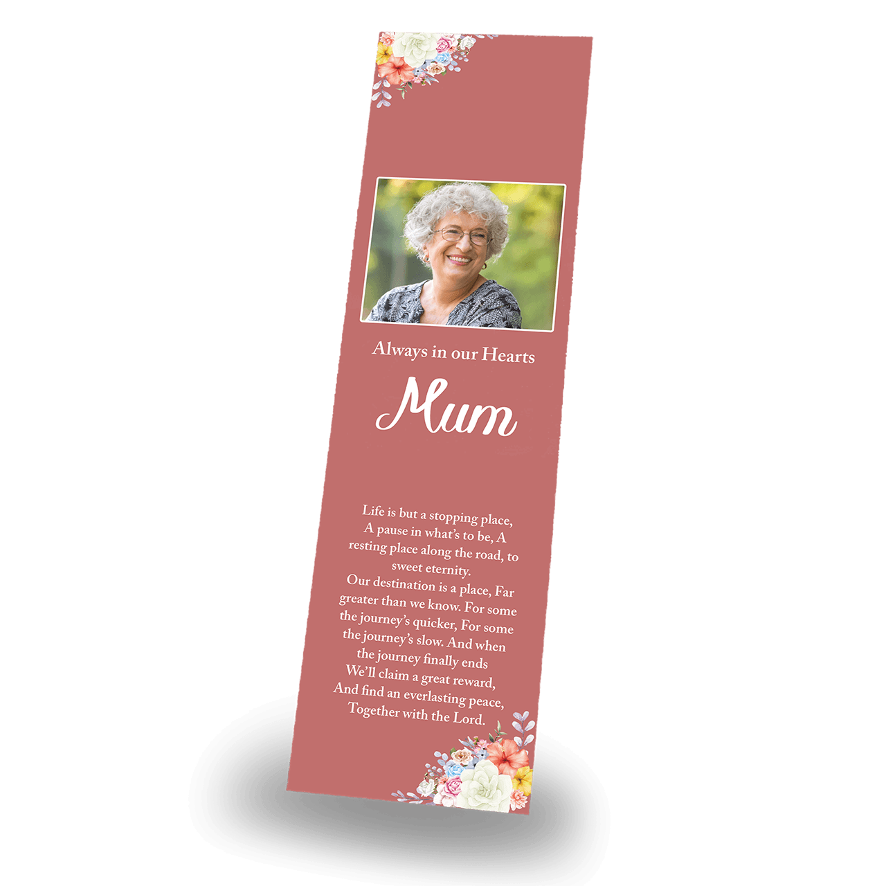Memorial Floral Bookmarks - Image 2
